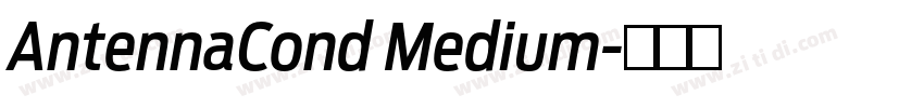 AntennaCond Medium字体转换